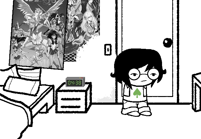 Cain stands in their room, ready to start their adventure.